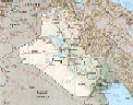 Карта Ирака (ЦРУ) (англ.)